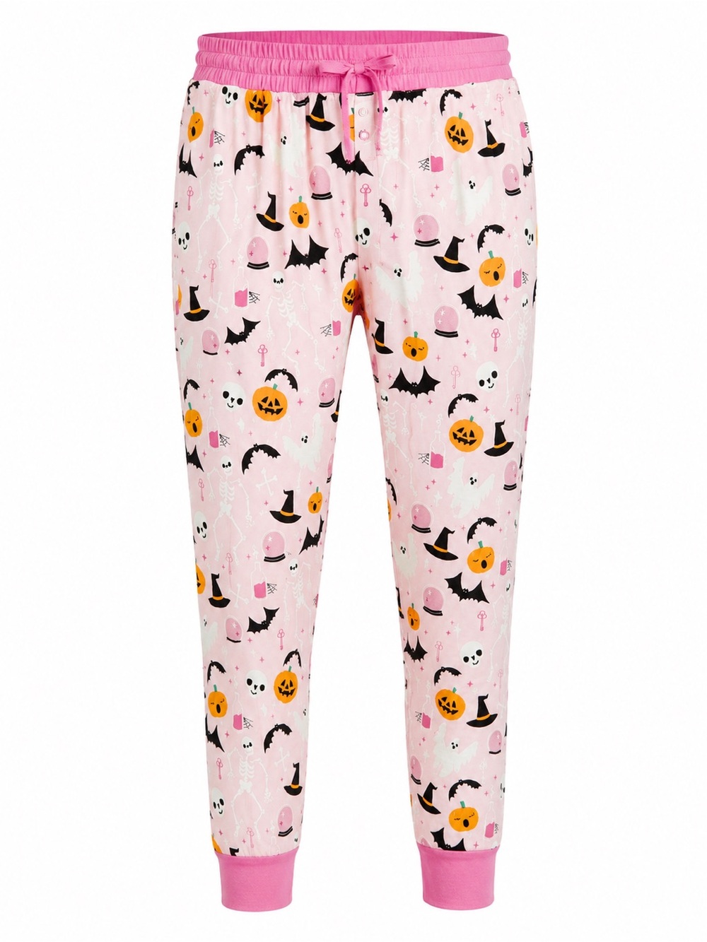 Little Sleepies pink Halloween pajama pants, XL